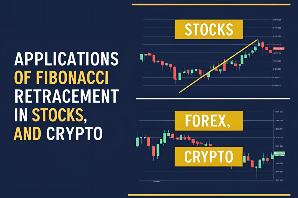Fibonacci retracement in stocks forex and crypto